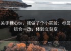关于糖心tv，我做了个小实验：标签组合一改，体验立刻变